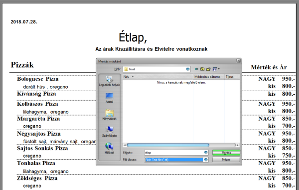 tlap export